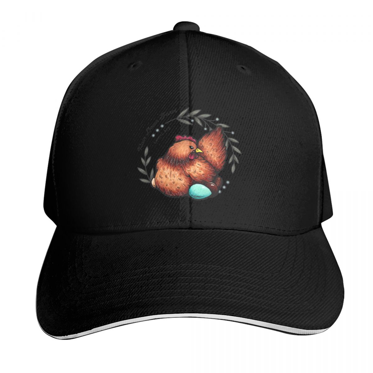 Streetwear Brand Logo Design - Rain Down Farm Logo Baseball Cap