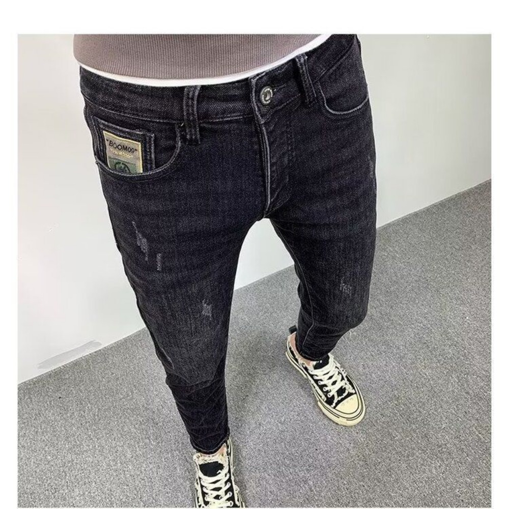 New Fashion Spring Autumn Men' - Streetwear Brand Jeans avaliação e preço