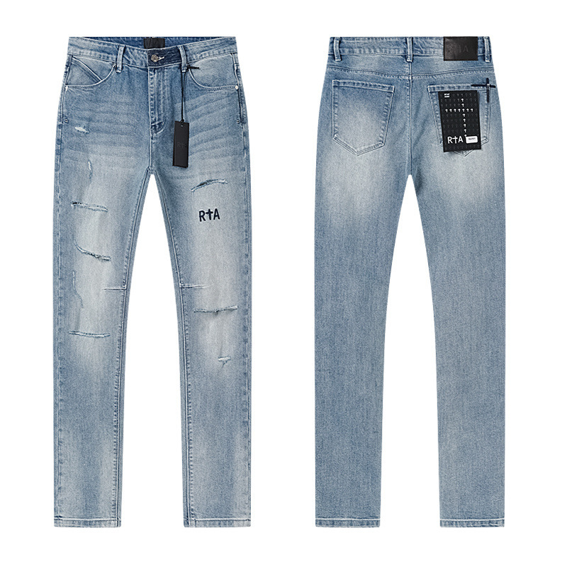 RTA Brand Men's Slim Fit Paint - Streetwear Brand Jeans avaliação e preço
