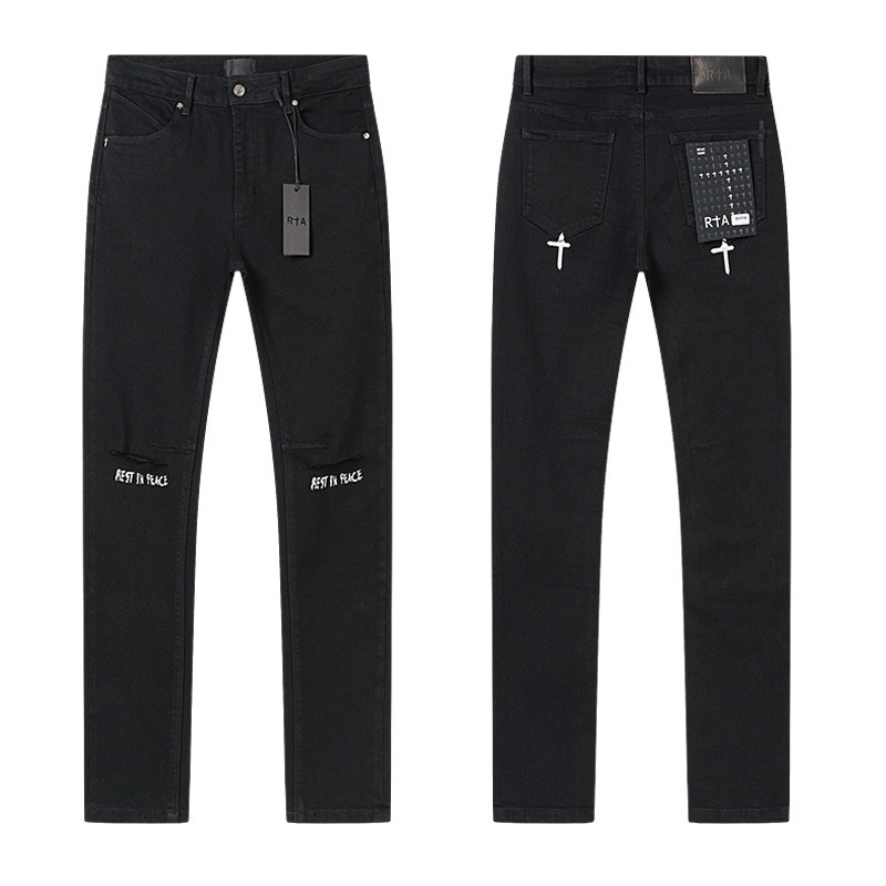RTA Brand Men's Slim Fit Paint - Streetwear Brand Jeans avaliação e preço