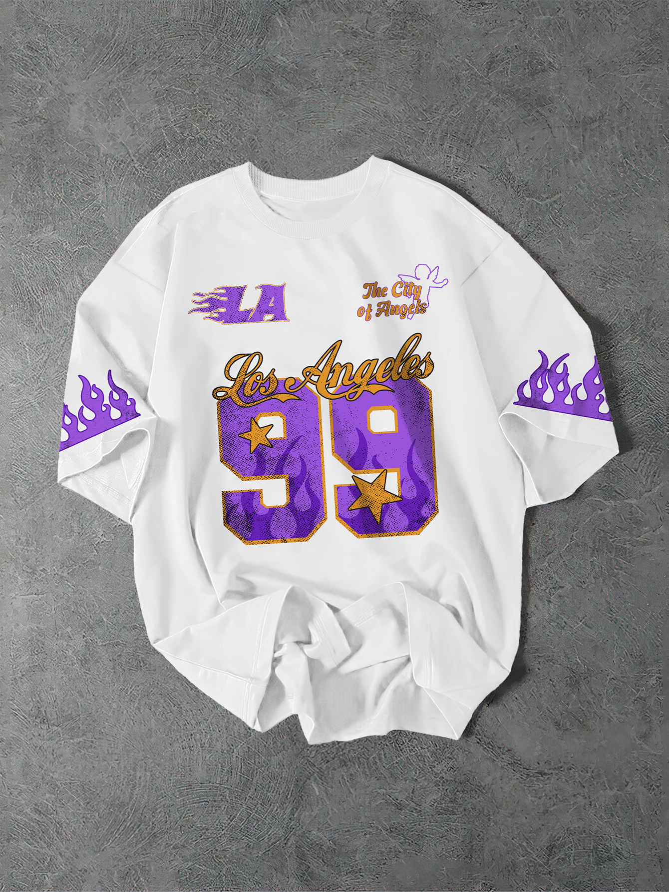 Men's Oversized Los Angeles 99 - Streetwear Brand La avaliação e preço