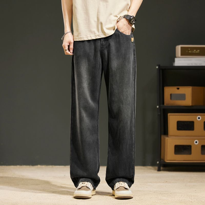 2025 New Summer Thin Men's Vin - Streetwear Brand Jeans avaliação e preço