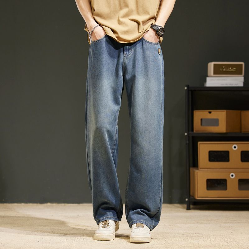 2025 New Summer Thin Men's Vin - Streetwear Brand Jeans avaliação e preço