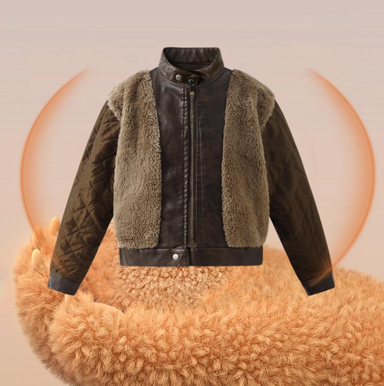 Boy Girls Retro Winter Fleece  - Streetwear Brand Photography avaliação e preço