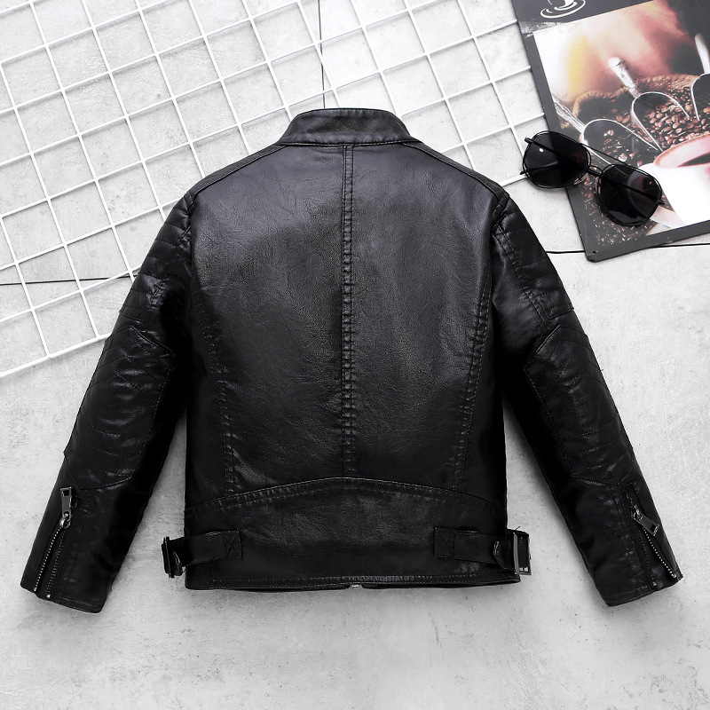 Boys Motorcycle Pu Leather Wat - Streetwear Brand Photography avaliação e preço