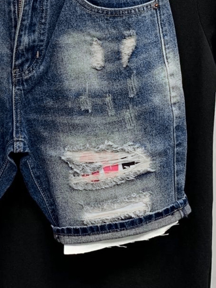 2026 Summer Ripped Straight Me - Streetwear Brand Jeans avaliação e preço