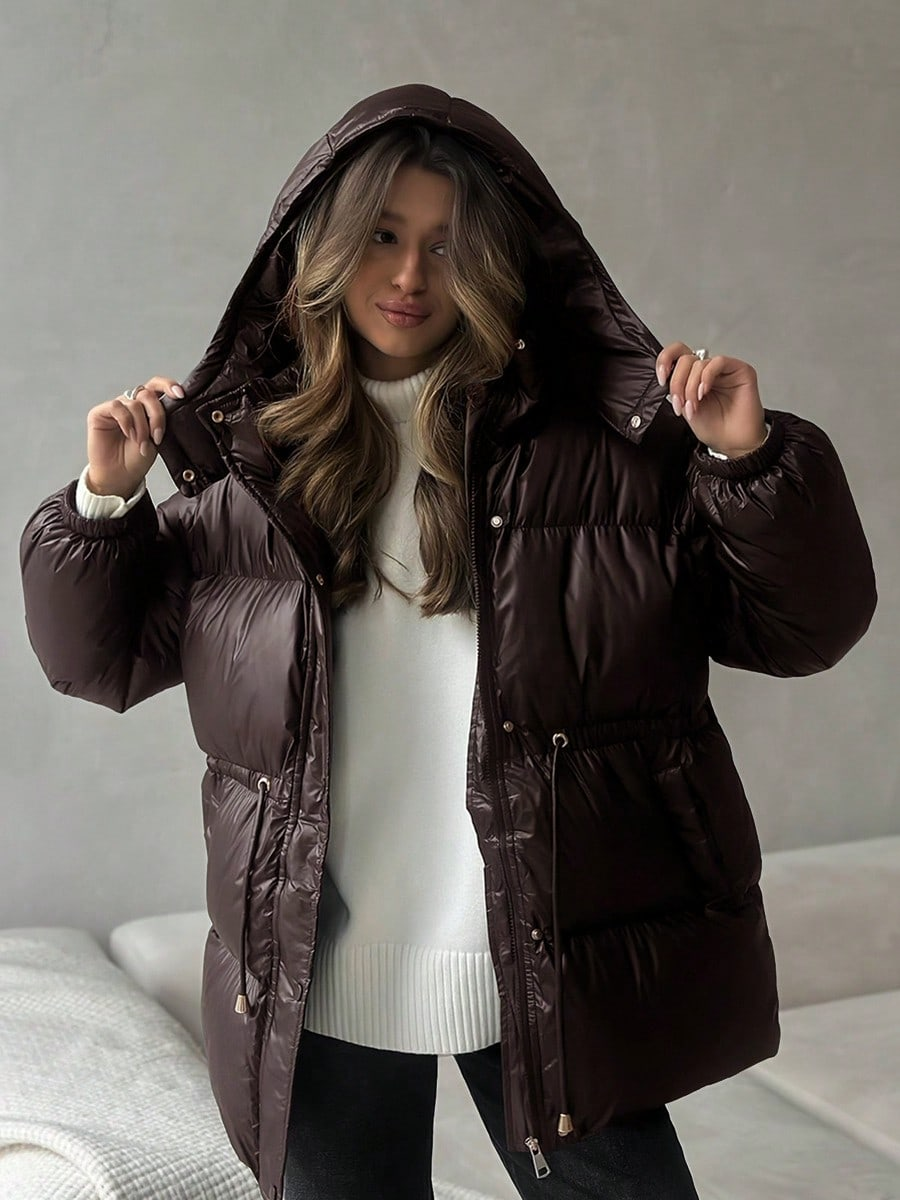 Women's Winter down jacket pad - Streetwear Brands 2026 avaliação e preço