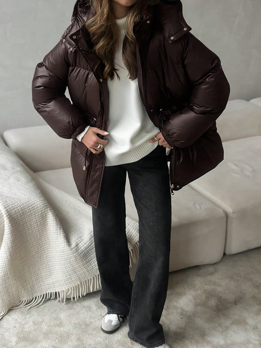Women's Winter down jacket pad - Streetwear Brands 2026 avaliação e preço