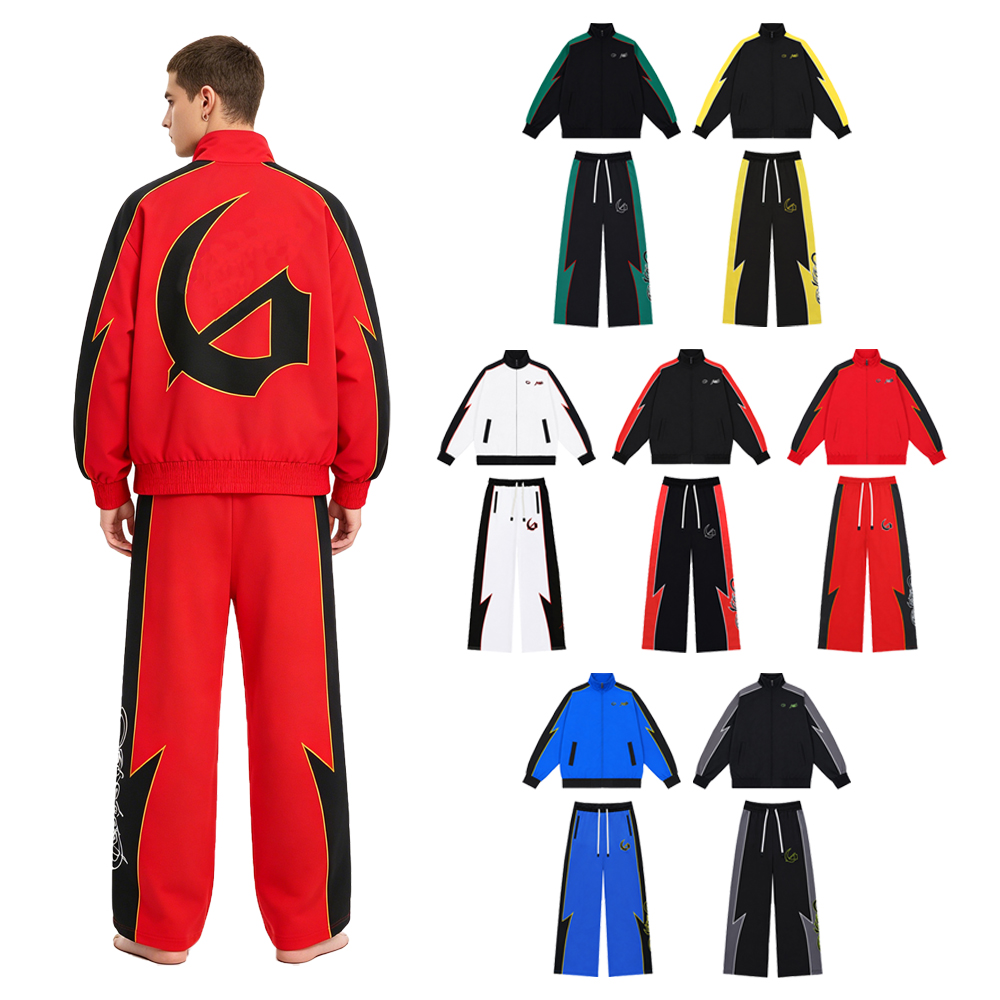 Y2k Streetwear Men's Sets Two  - Streetwear Zipper avaliação e preço