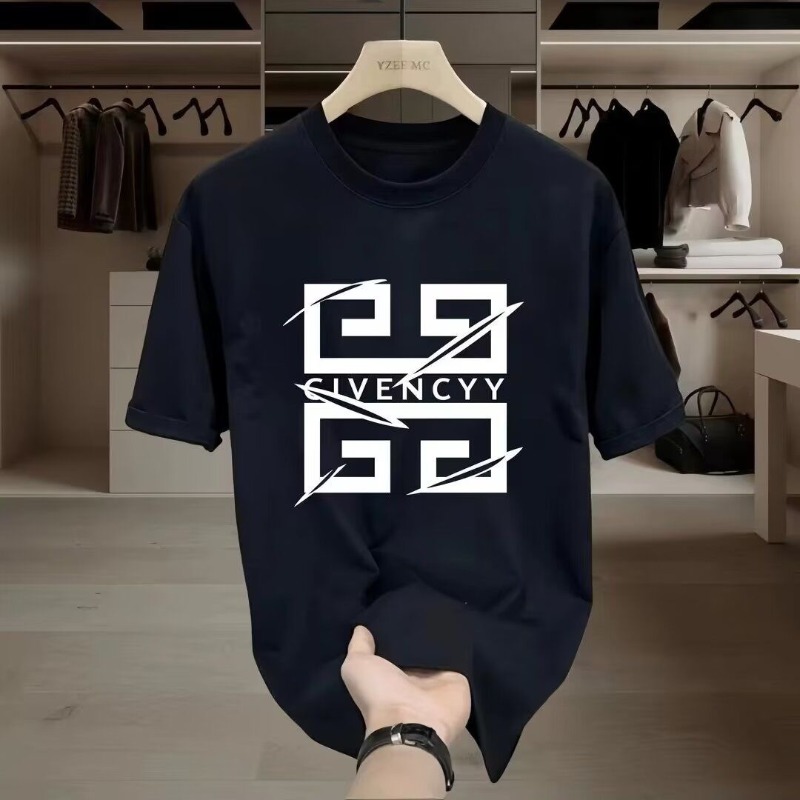 2026Men's  Brand Logo Print T- - Streetwear Brand Logo Design avaliação e preço