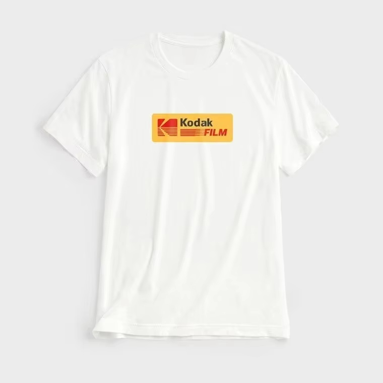 Kodak Retro Logo Men's T-Shirt - Streetwear Brand Photography avaliação e preço