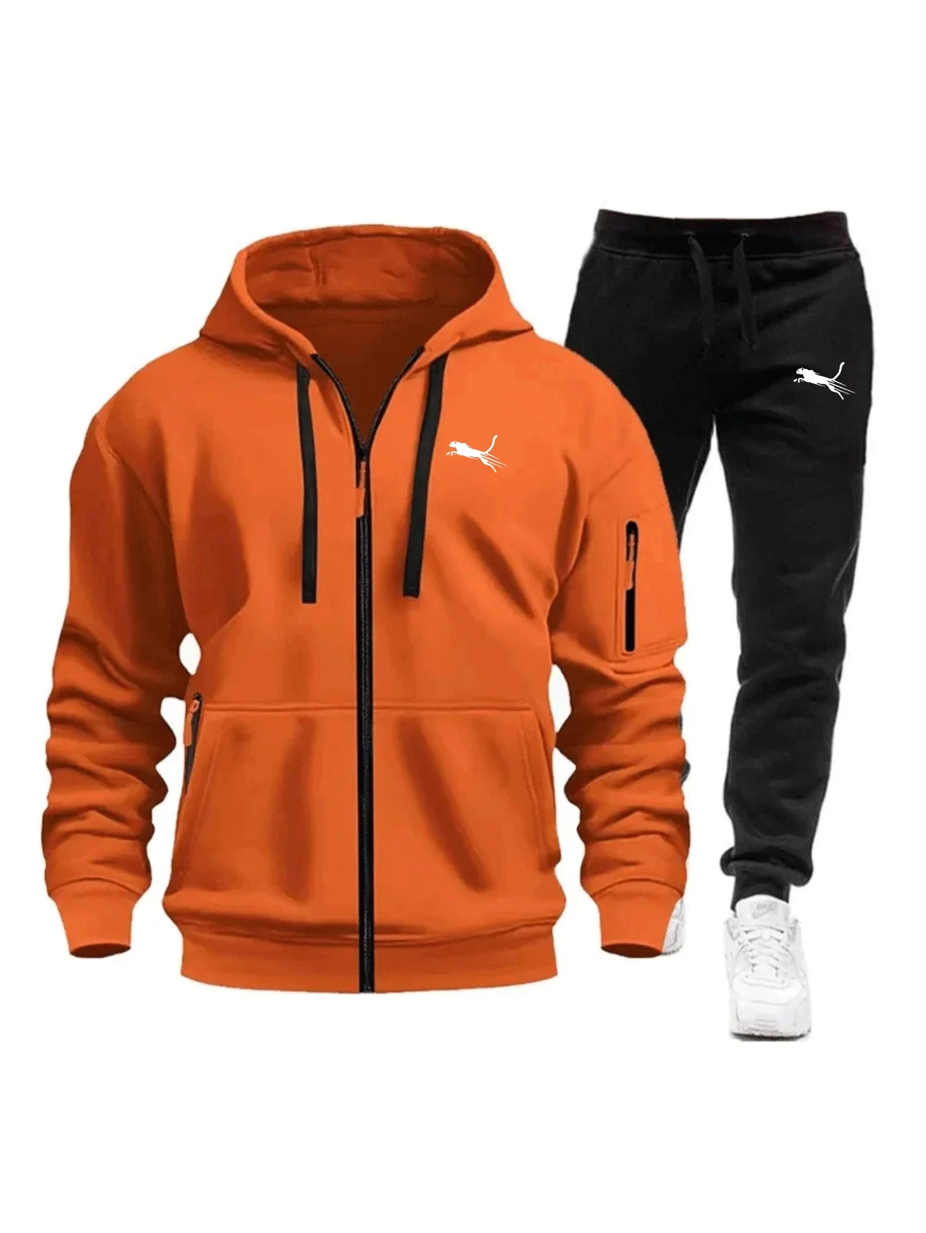 Men Casual Sweatshirt Suit Dai - Streetwear Zipper avaliação e preço