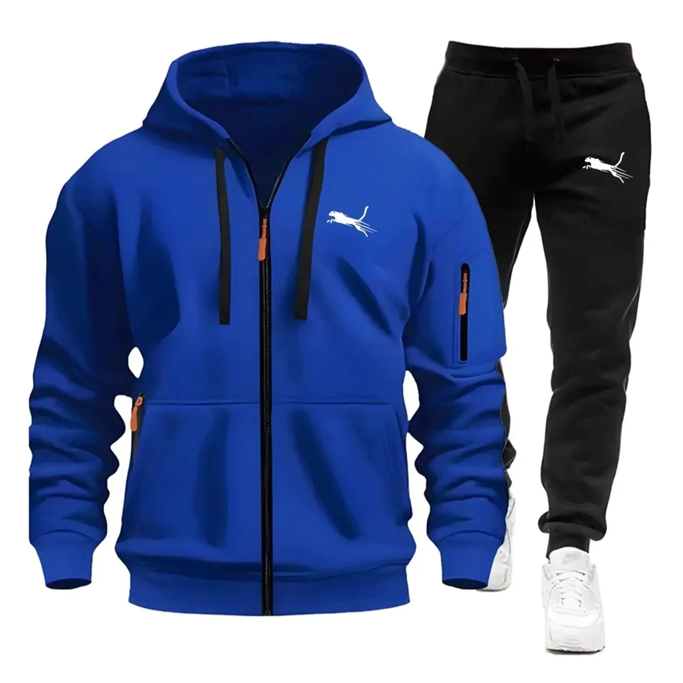 Men Casual Sweatshirt Suit Dai - Streetwear Zipper avaliação e preço