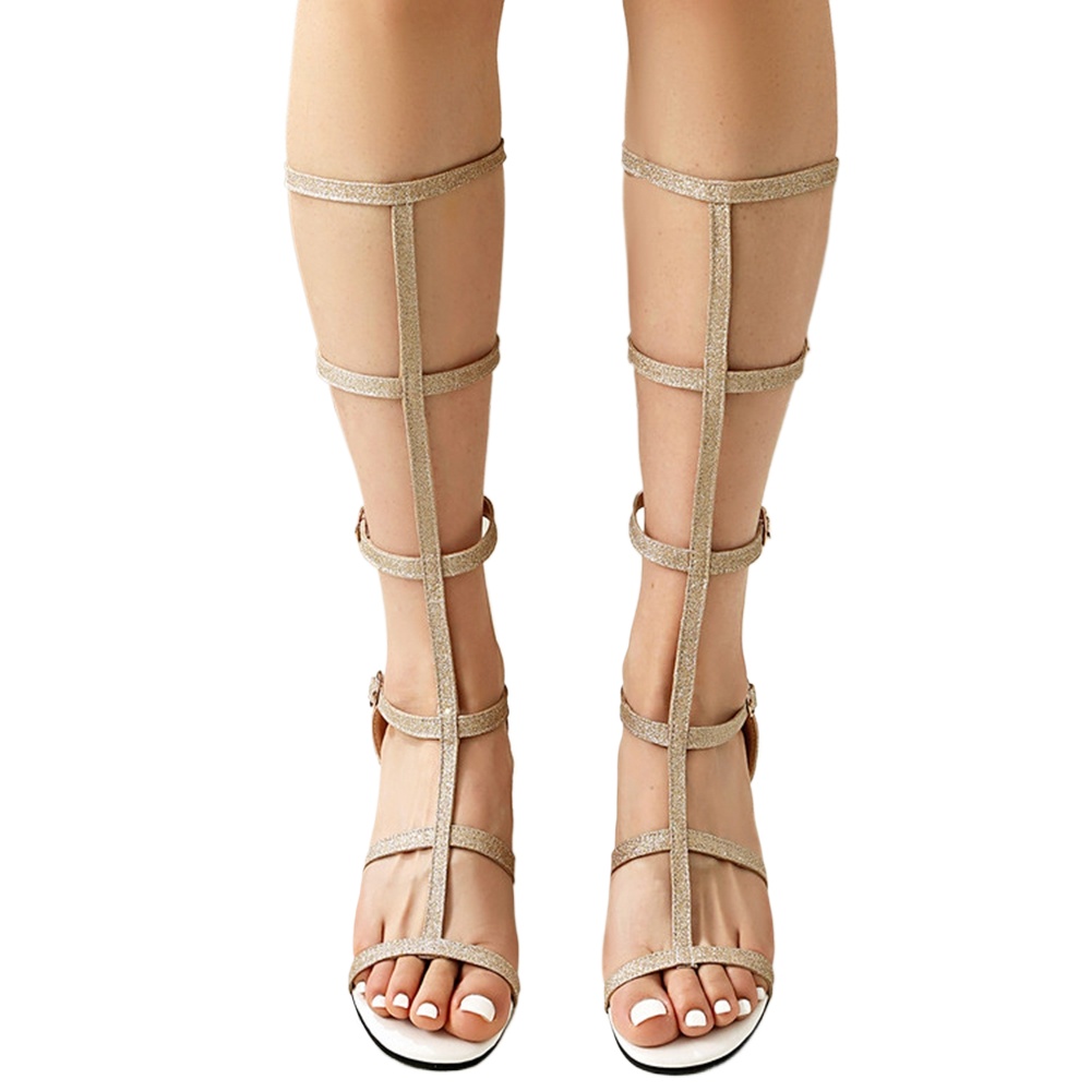 Ladies Strappy Gladiator Sanda - Streetwear Zipper avaliação e preço
