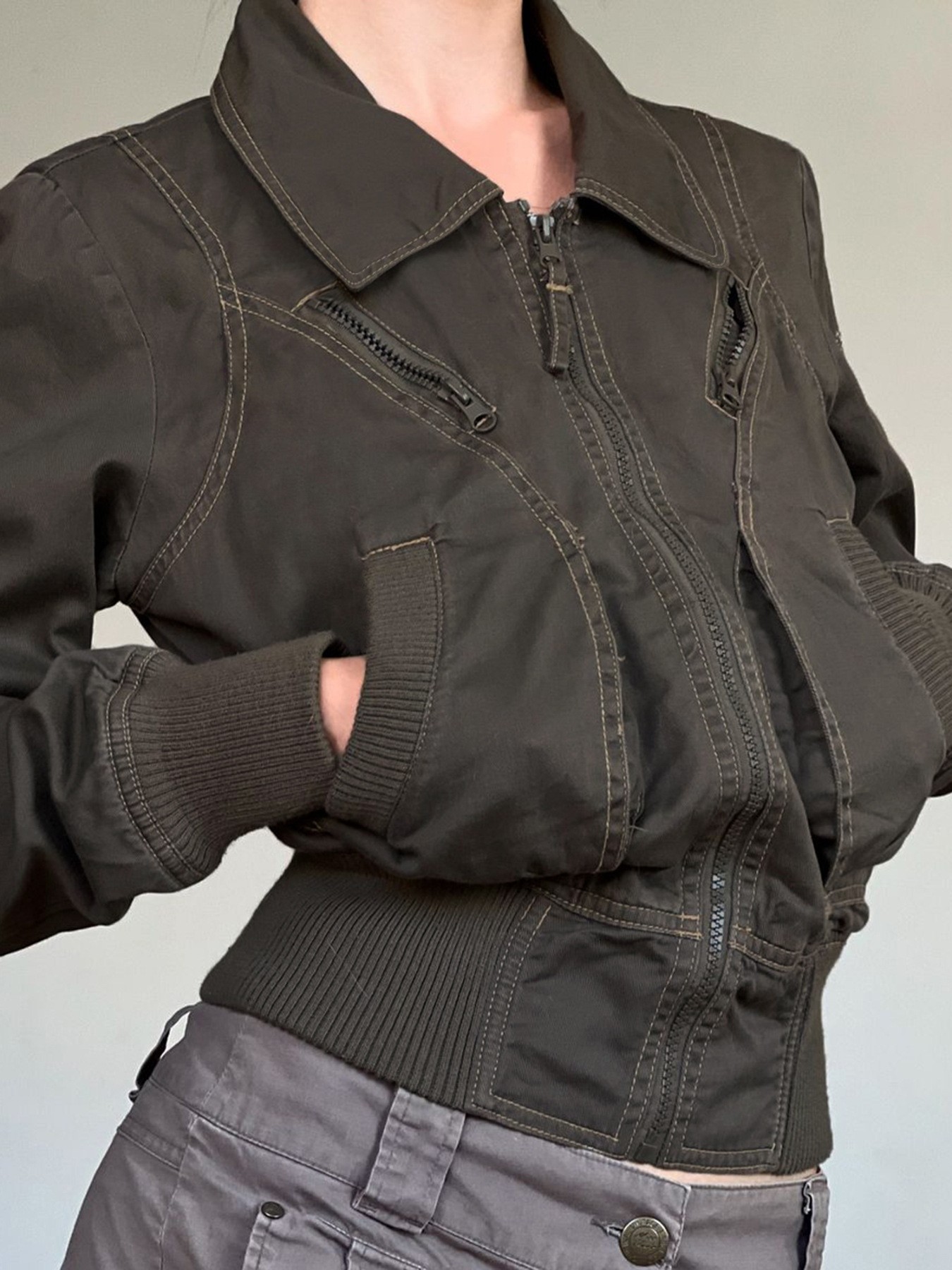 Summer Men's Clothing Slim Fit - Streetwear Zipper avaliação e preço