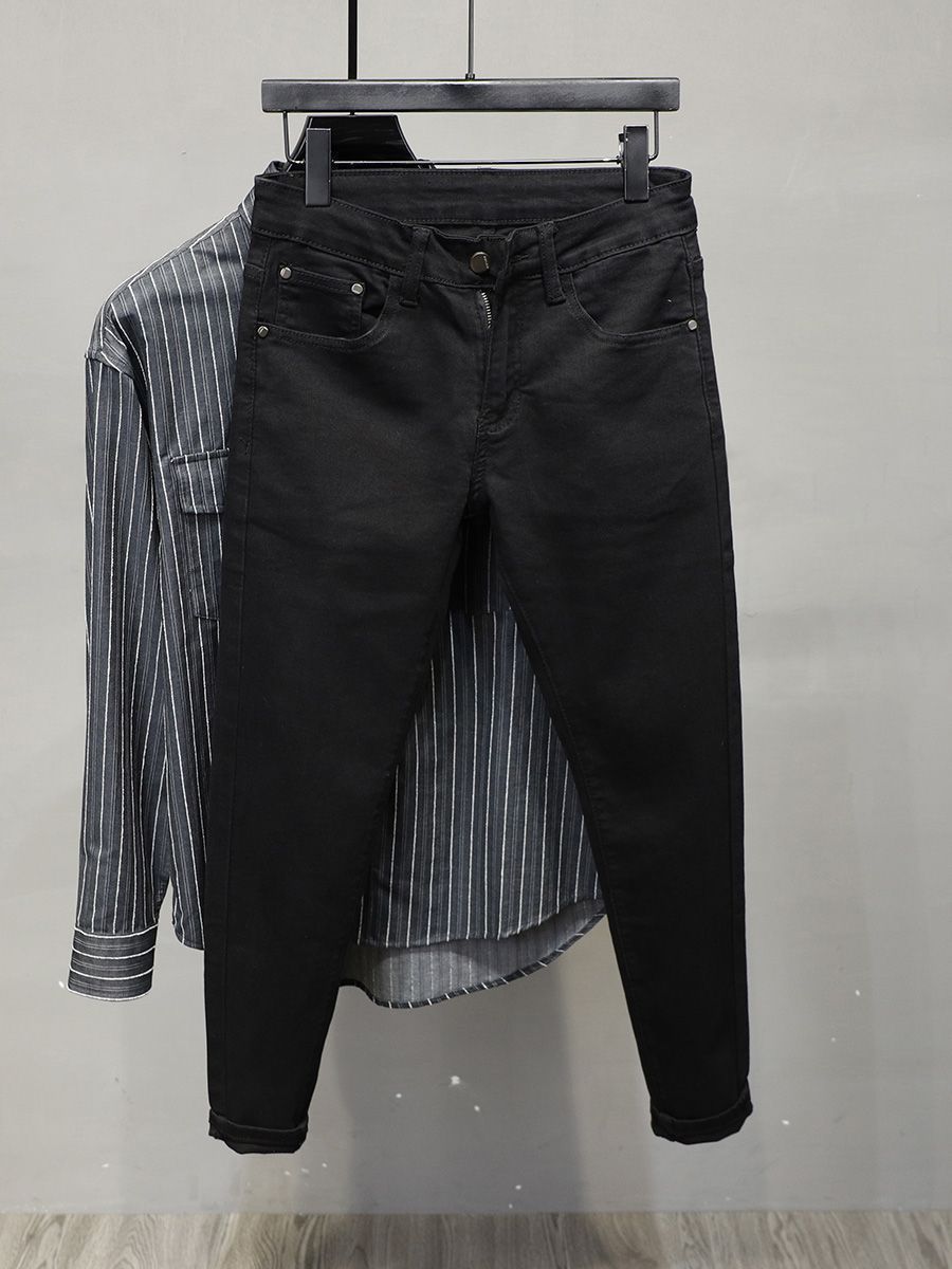Luxury Brand Men Jeans Men's B - Streetwear Brand Jeans avaliação e preço