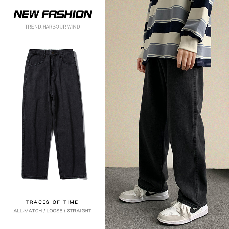 New Streetwear Baggy Jeans Men - Streetwear Brand Jeans avaliação e preço