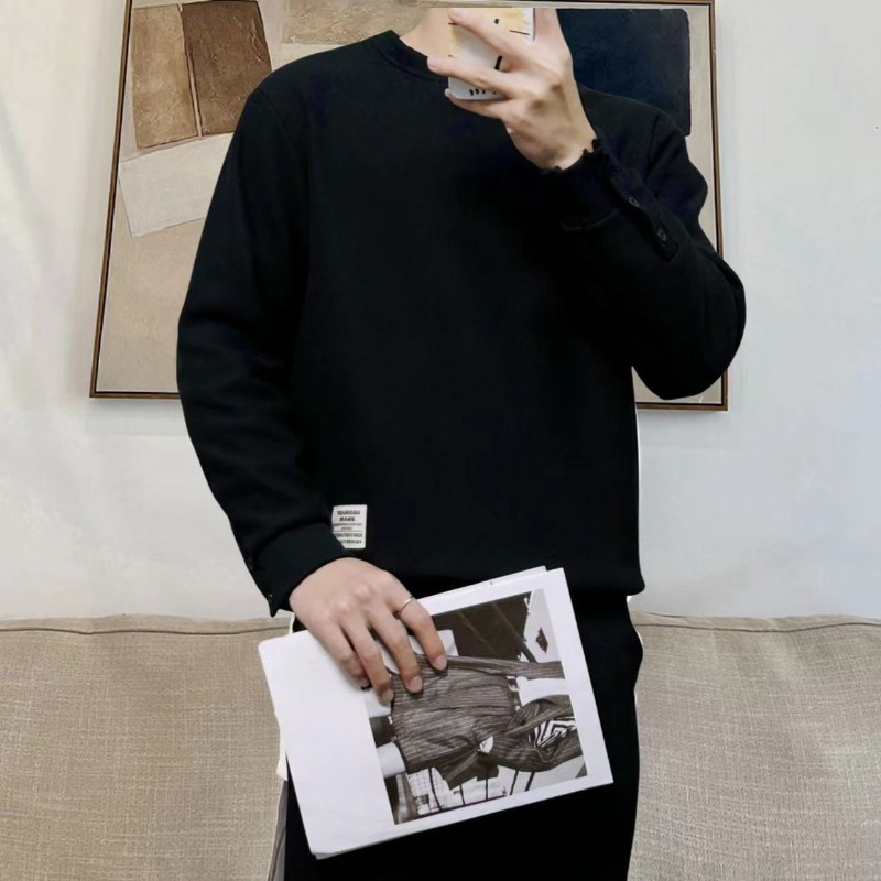 Solid Crewneck Spring Autumn M - Streetwear Brand Logo Design avaliação e preço